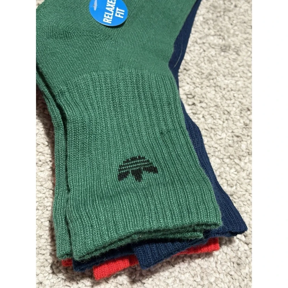 Adidas Originals Trefoil Socks Mens Large Total of 9 Pairs High Quarter‎ Size L